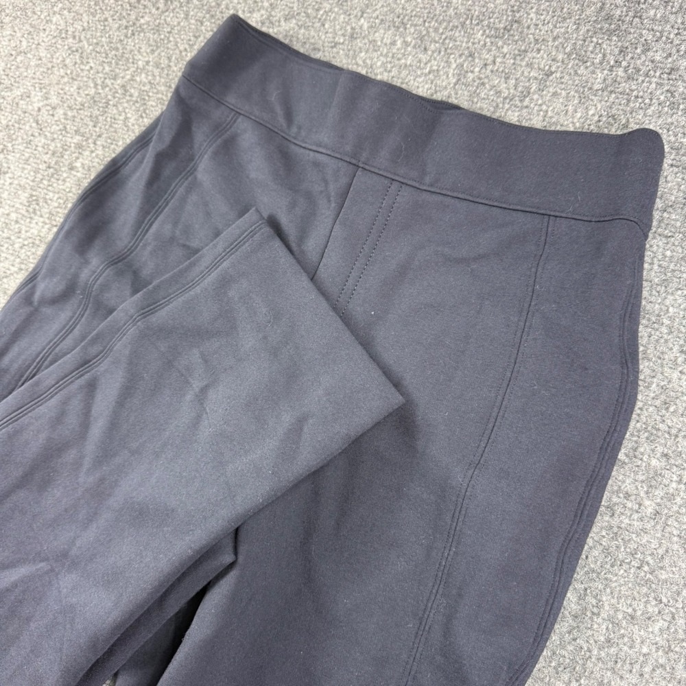 Spanx The Perfect Pant Back Zip Ankle 4 Black Slim Straight Leg Women's